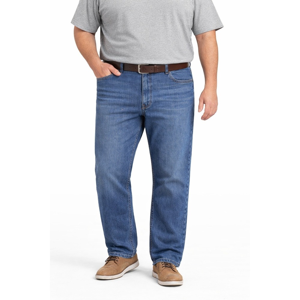 LL Bean BeanFlex Jeans Men 38x30 (38x28.5) Classic Fit Straight Stretch Blue